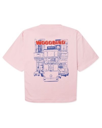 Woodbird - WBJuno Tram T-shirt - Violet